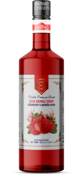 Nish Çilek Aromalı Şurup 700 ML - Pet Şişe