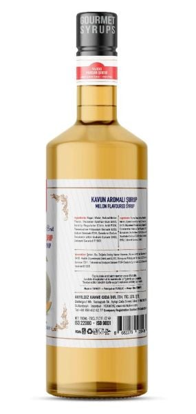 Nish Kavun Aromalı  Şurup 700 ML - Cam Şişe