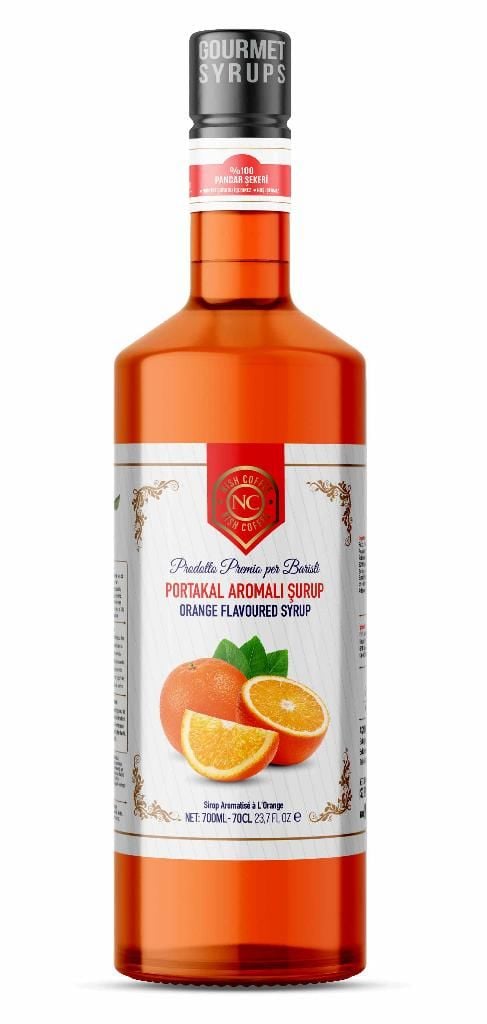 Nish Portakal Aromalı  Şurup 700 ML - Cam Şişe