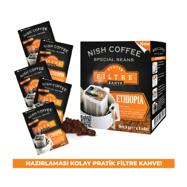Nish Pratik Filtre Kahve Ethiopia 2'li