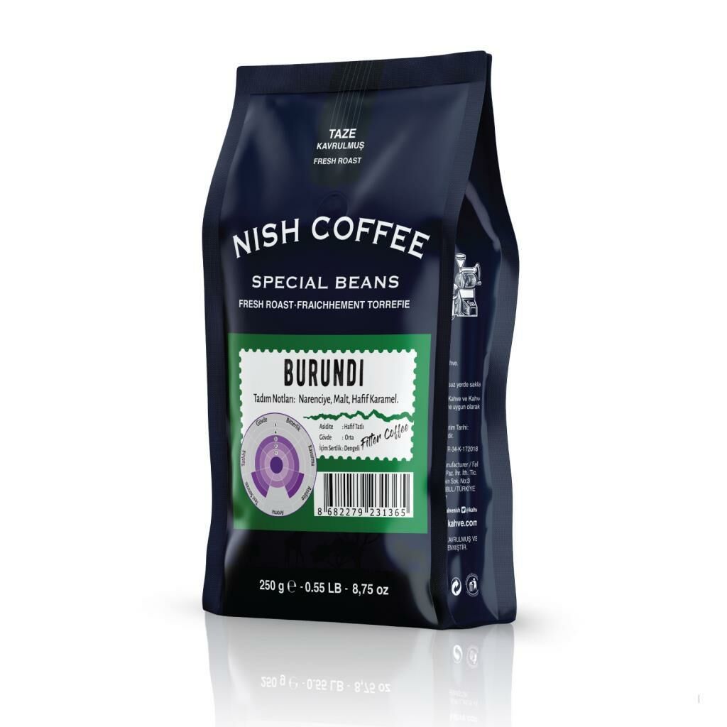 Nish Filtre Kahve Burundi 250 gr