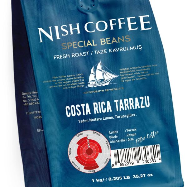 Nish Filtre Kahve Costa Rica Tarrazu 1 Kg