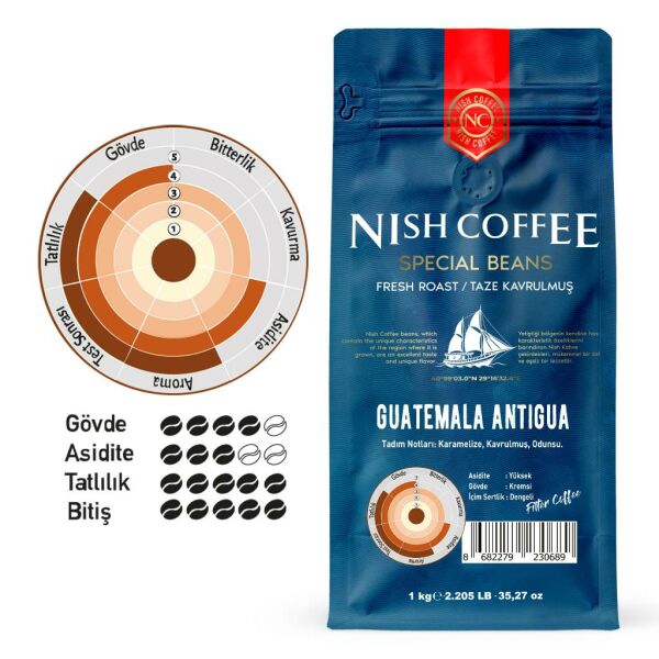 Nish Filtre Kahve Guatemala Antigua 1 Kg