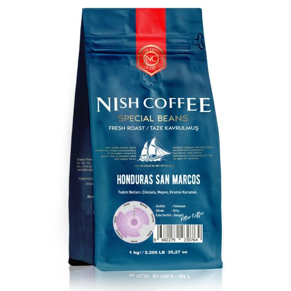 Nish Filtre Kahve Honduras San Marcos 1 Kg