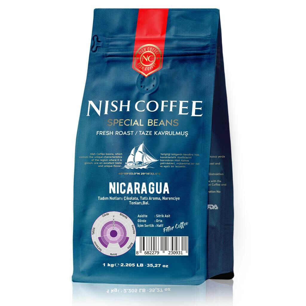 Nish Filtre Kahve Nicaragua 1 Kg