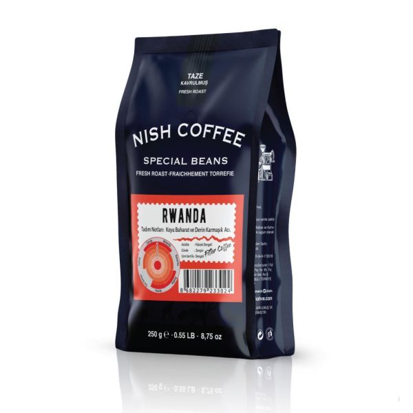 Nish Filtre Kahve Rwanda 250 gr