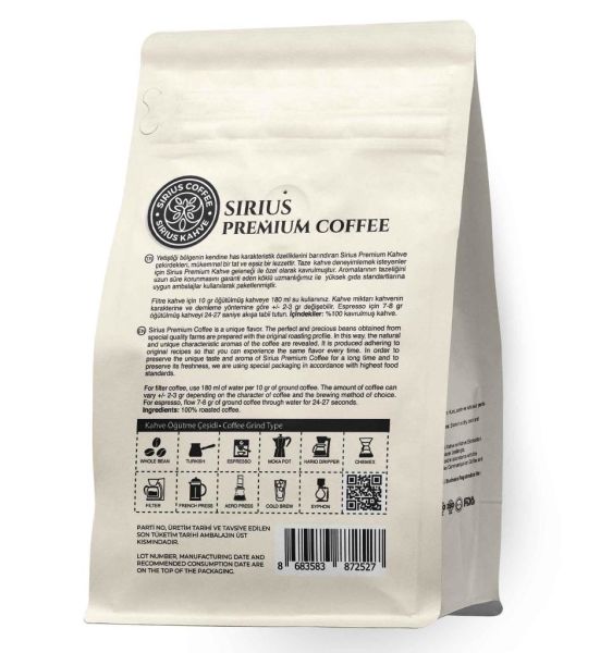 Sirius Premium Espresso Blend Napoli 250 Gr