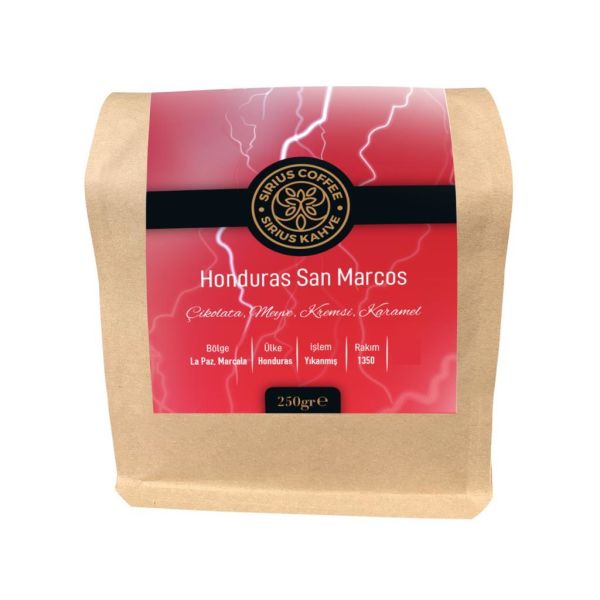 Sirius Coffee Honduras San Marcos 250 Gr