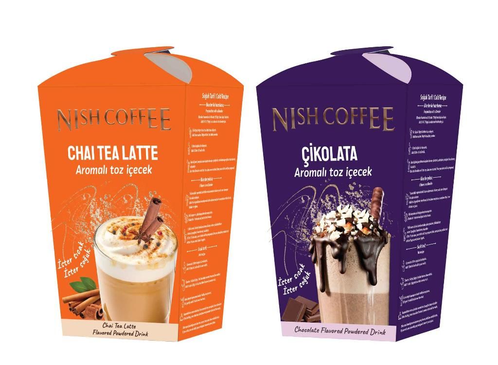 Nish Chai Tea Latte, Çikolata Aromalı Toz İçecek 2’li Set (2X250 Gr)