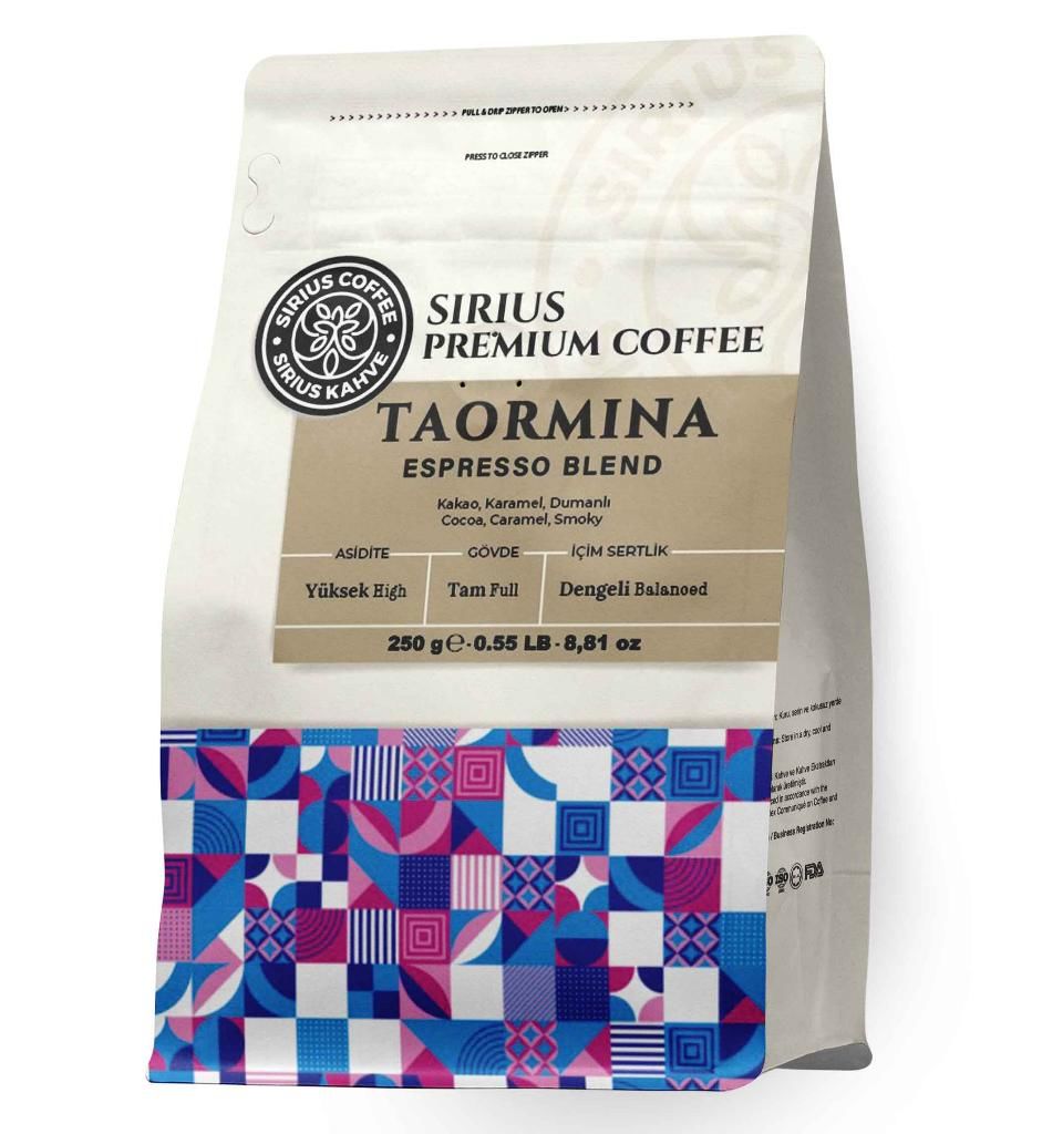 Sirius Premium Espresso Blend Taormina 250 gr