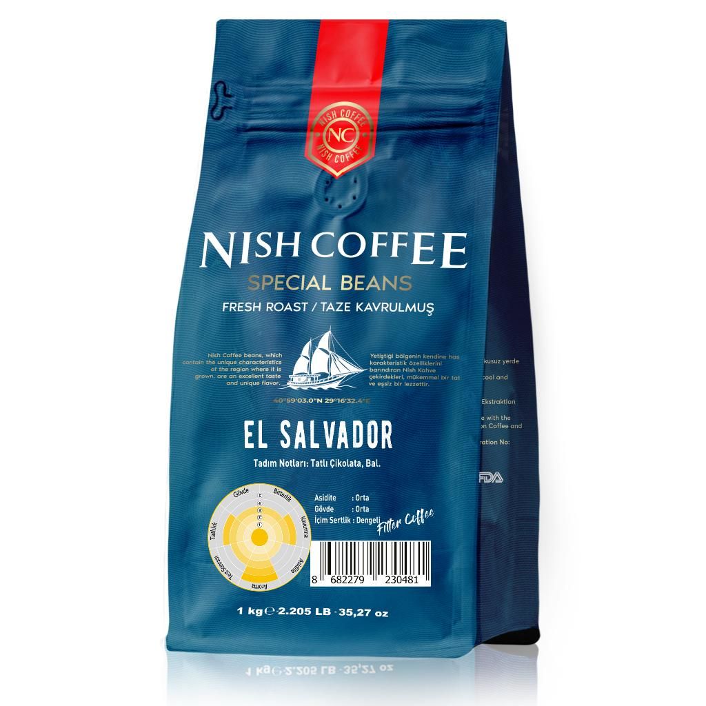 Nish Filtre Kahve El Salvador 1 Kg