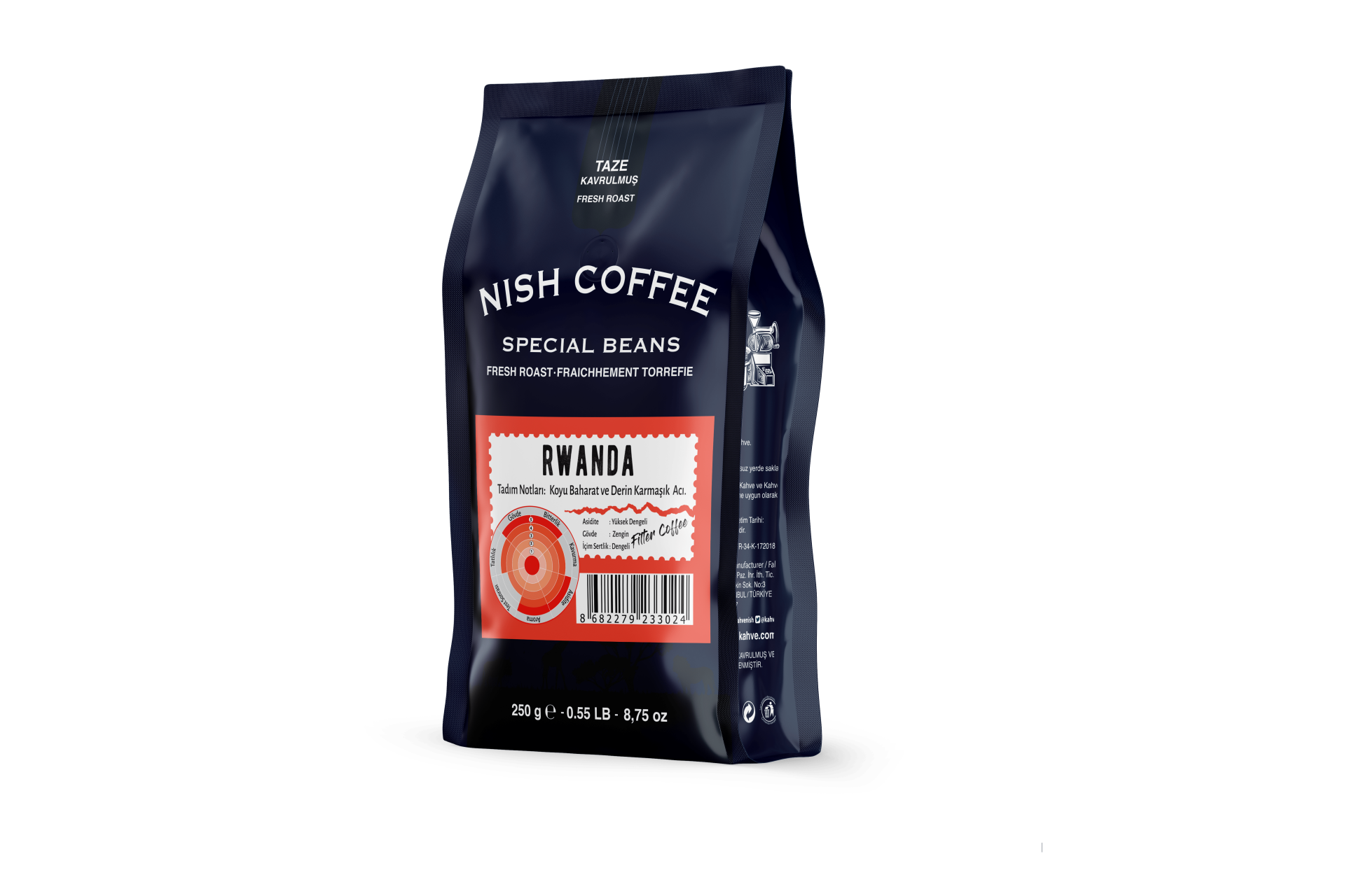 Nish Filtre Kahve Rwanda 250 Gr