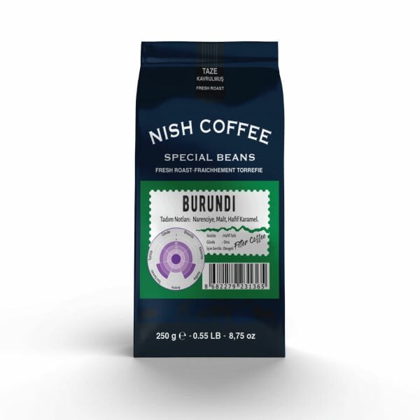 Nish Filtre Kahve Burundi 2x250 Gr