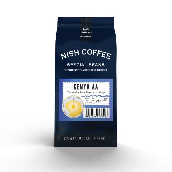 Nish Filtre Kahve Kenya AA 250 Gr