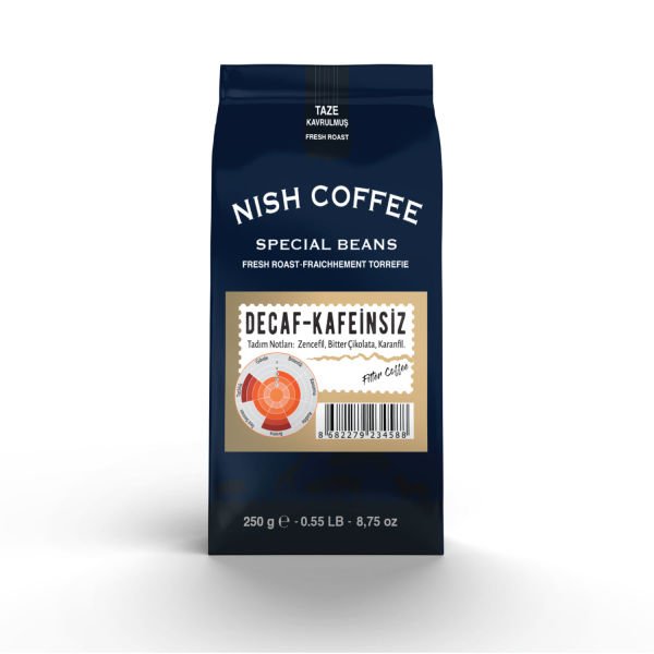 Nish Filtre Kahve Decaf Kafeinsiz 2x250 Gr