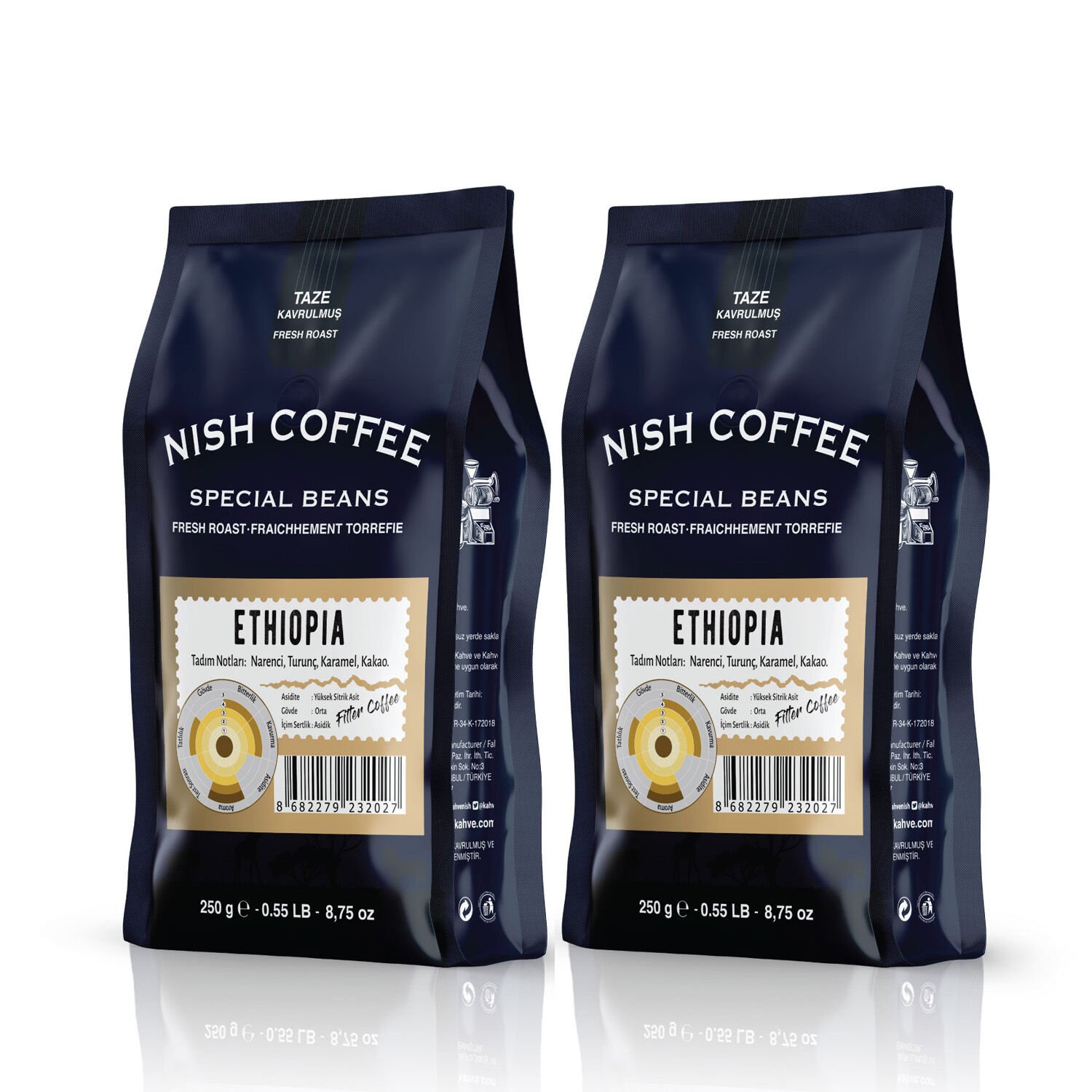 Nish Filtre Kahve Etiyopya 2 x 250 Gr