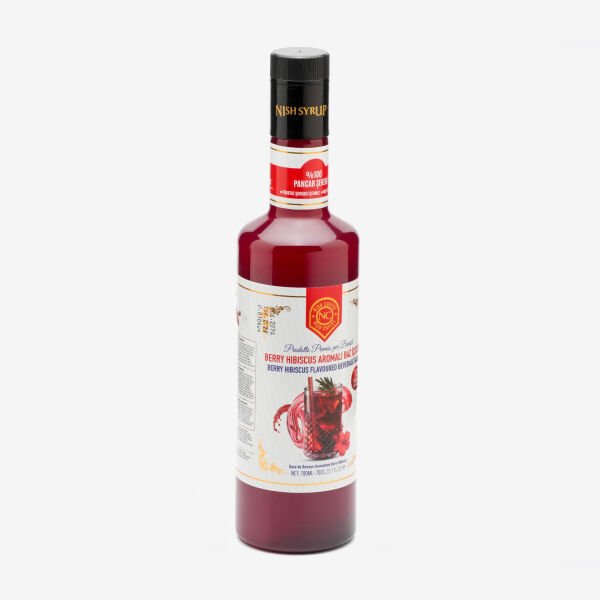 Nish Berry Hibiscus Aromalı Baz İçecek 700 ML - Pet Şişe