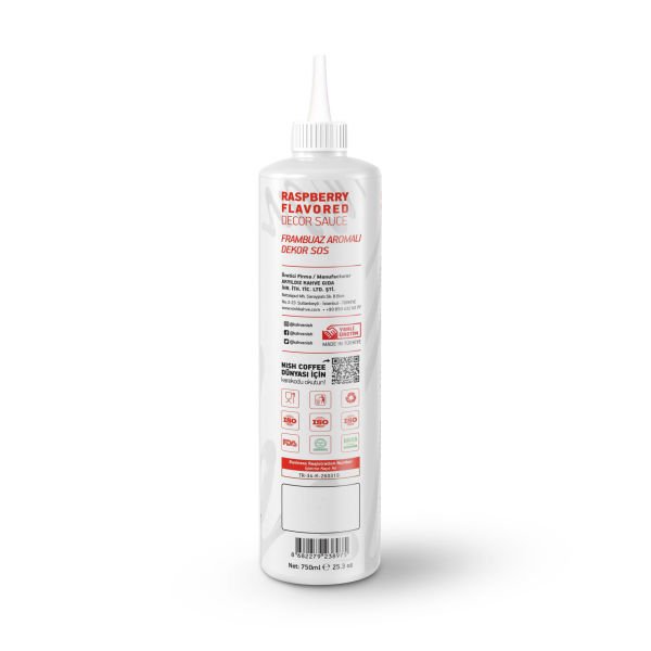 Nish Frambuaz Aromalı Dekor Sos 750 Gr