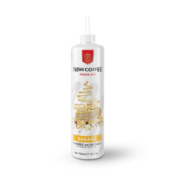 Nish Muz Aromalı Dekor Sos 750 Gr