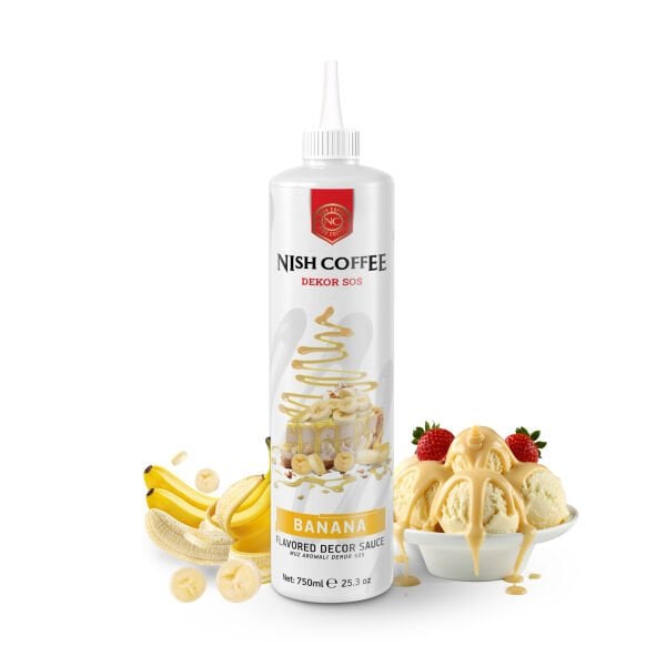 Nish Muz Aromalı Dekor Sos 750 Gr