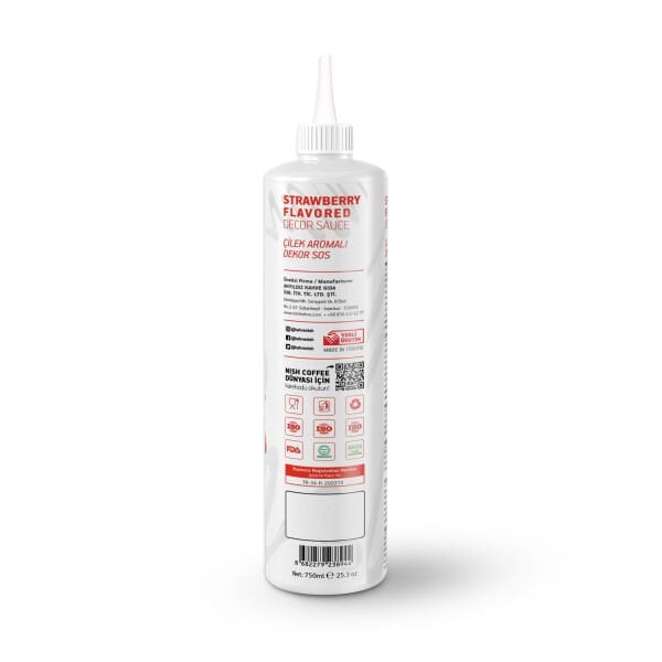 Nish Çilek Aromalı Dekor Sos 750 Gr