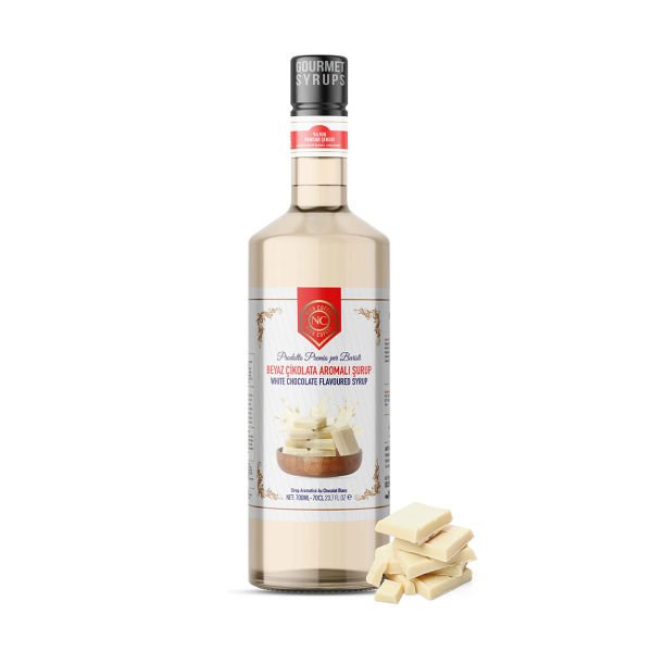 Nish Çikolata Çilek Beyaz Çikolata Şurupları 3 x 700 ML - Pet Şişe