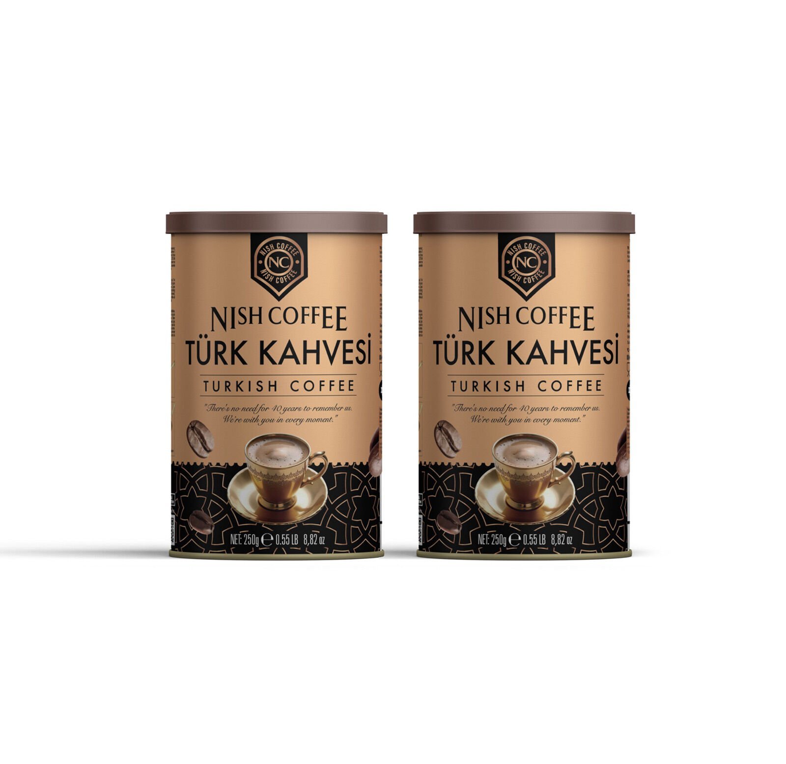 Nish Türk Kahvesi 2 x 250 Gr (Teneke Kutu)