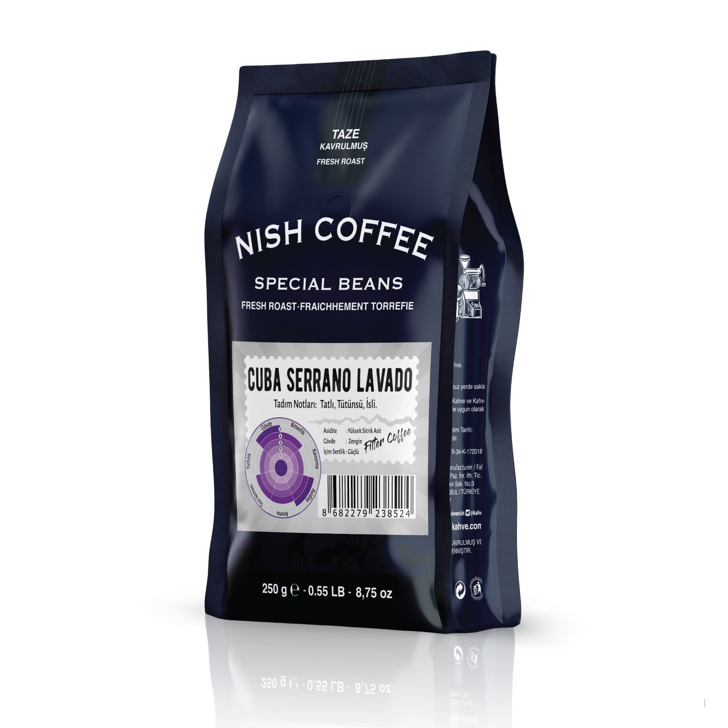 Nish Filtre Kahve Cuba Cerrano Lavado 250 Gr