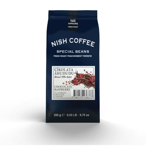 Nish Çikolata Ahududu Aromalı Filtre Kahve 250 gr