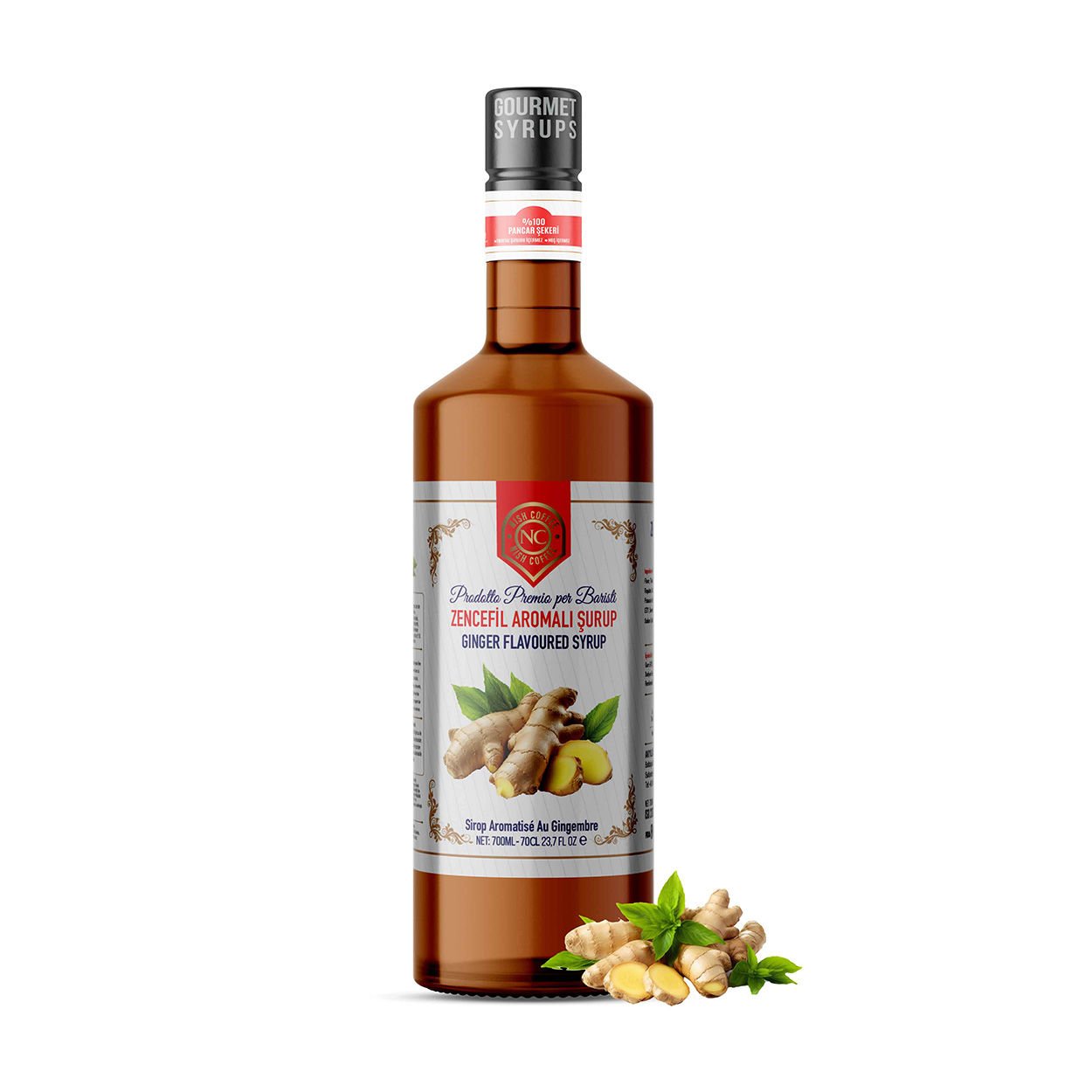 Nish Zencefil Aromalı Şurup 700 ML - Pet Şişe