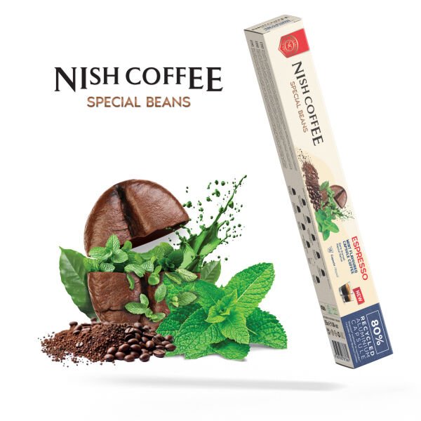 Nish Coffee Nane Aromalı Kapsül Kahve - 10 Adet