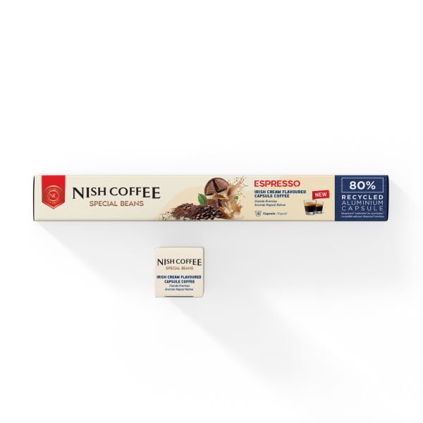 Nish Coffee Irish Krema Aromalı Kapsül Kahve - 10 Adet