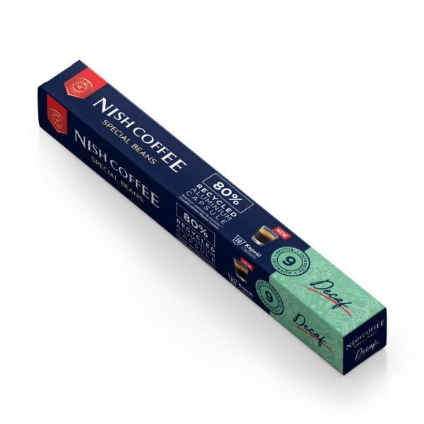 Nish Coffee Nespresso Uyumlu Kapsül Kahve 3'lü Set (Smooth,Decaf, Organik)-30 Adet