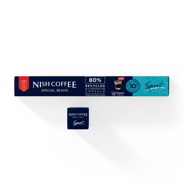 Nish Coffee Kapsül Kahve 10 Sport  (Nespresso Uyumlu)-10 Adet
