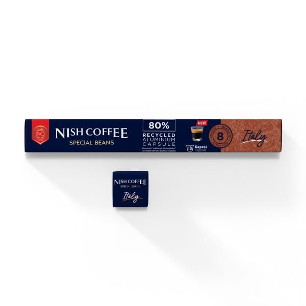 Nish Coffee Kapsül Kahve 7 Italy (Nespresso Uyumlu)-10 Adet