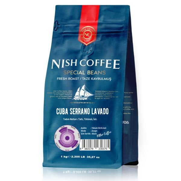 Nish Filtre Kahve Cuba Cerrano Lavado 1 Kg