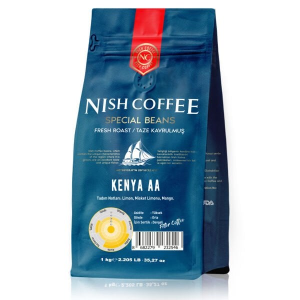 Nish Filtre Kahve Kenya AA 1 Kg