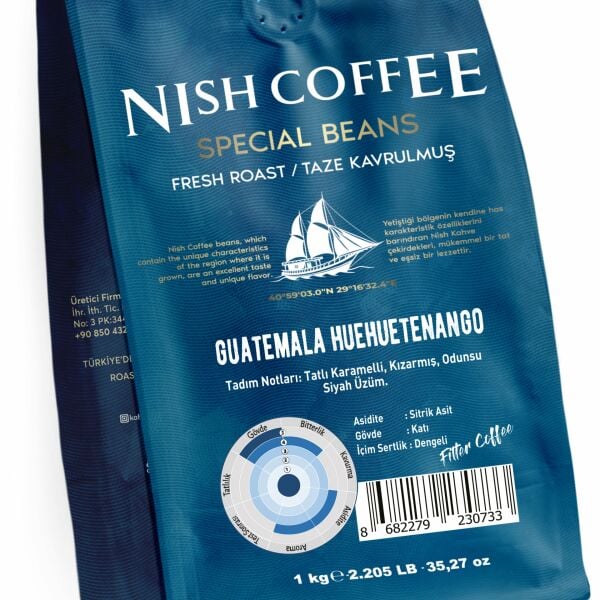 Nish Filtre Kahve Guatemala Huehuetenango 1 Kg
