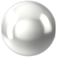 5810 4mm Crystal Moonlight Pearl (001 2033) - Silver Pearl Bead