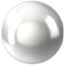 Swarovski 5810 İnci 6mm Crystal Moonlight Pearl (001 2033) - Gümüş İnci Boncuk