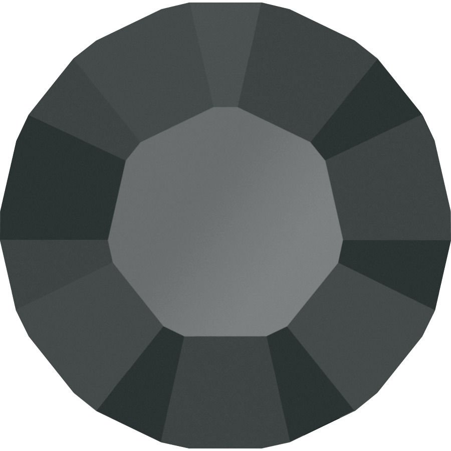 UZAKDOĞU SS4,5 Jet Hematite (Metalik Siyah) Chaton Altı Sivri Camtaş - 100 gross