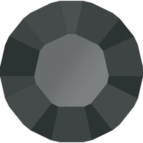 UZAKDOĞU SS4,5 Jet Hematite (Metalik Siyah) Chaton Altı Sivri Camtaş - 100 gross