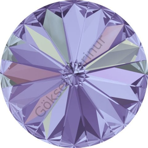 1122 12mm Crystal Vitrail Light (001VL) Foyalı - Mercimek Rivoli Kristal Taş