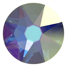 2088 SS16 Crystal AB (001AB) Foiled - Janjan Foiled Flat Bottom Crystal Stone