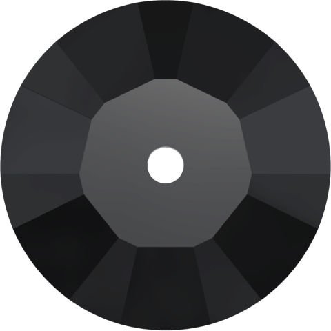 3128 6MM JET HEMATITE (280HEM) U