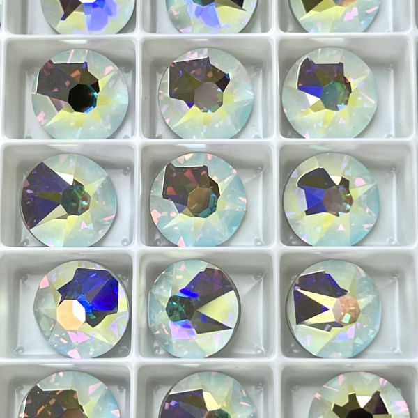 2088 SS40 Crystal AB (001AB) Foiled - Foyalı Altı Düz Taş