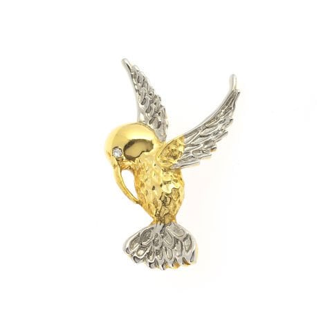 Sarı Kanarya Vintage Broş