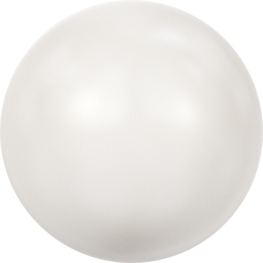 5810 4mm Crystal White Pearl (001 650) - Beyaz İnci Boncuk
