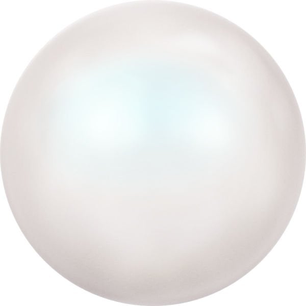 5810 6mm Crystal Pearlescent White Pearl (001 969) - Pearlescent White Pearl Bead