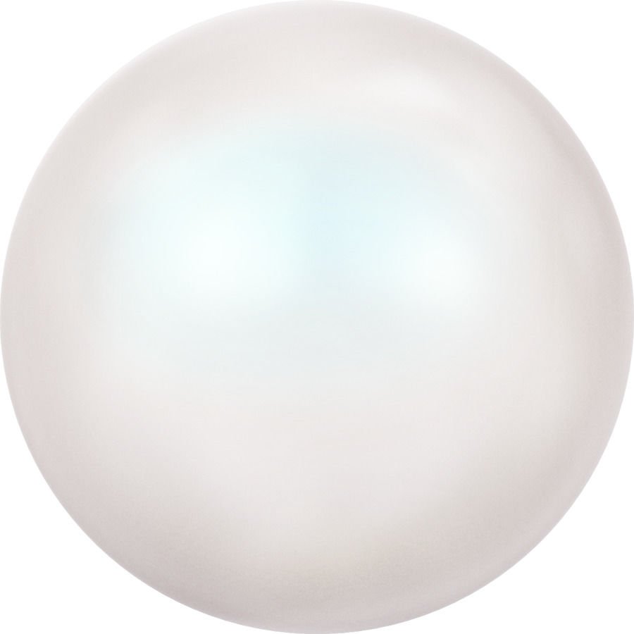 5810 8mm Crystal Pearlescent White Pearl (001 969) - Sedefli Beyaz İnci Boncuk